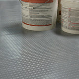 Rubber-Cal Block-Grip 4 ft. x 8 ft. Brown Commercial PVC Flooring Roll