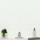 Sapheda Riptide Satin 4 in. x 16 in. Matte Ceramic Stone Look Wall Tile (17.76 sq. ft./Case)
