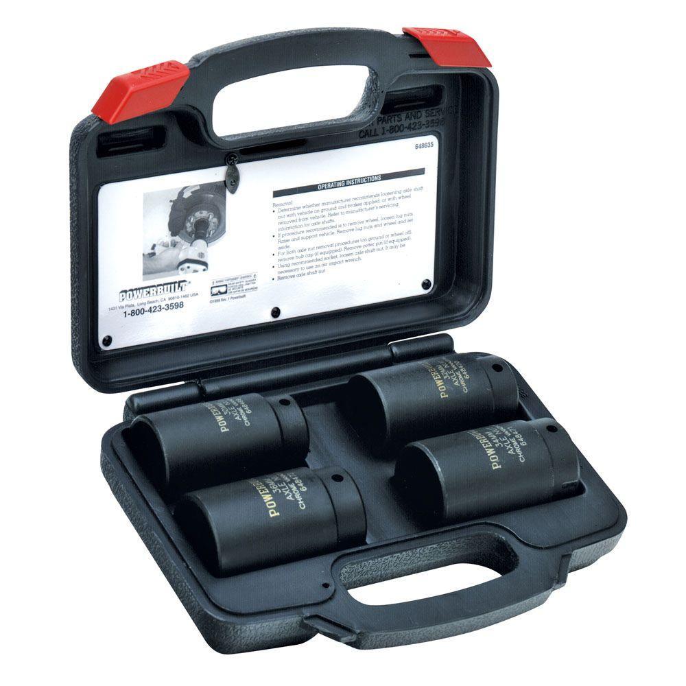 Powerbuilt Axle Nut Socket Kit - Super Arbor