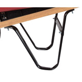 Ace Steel Residential Wheelbarrow, 4 cu. ft., Pneumatic Tire, Red