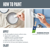 Valspar The Perfect White Semi-Gloss 100% Acrylic Latex Paint + Primer, Interior/Exterior, 1-Gallon (128-fl oz)