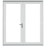 JELD-WEN 60-in x 80-in Fiberglass French, Left-hand inswing – primary product view