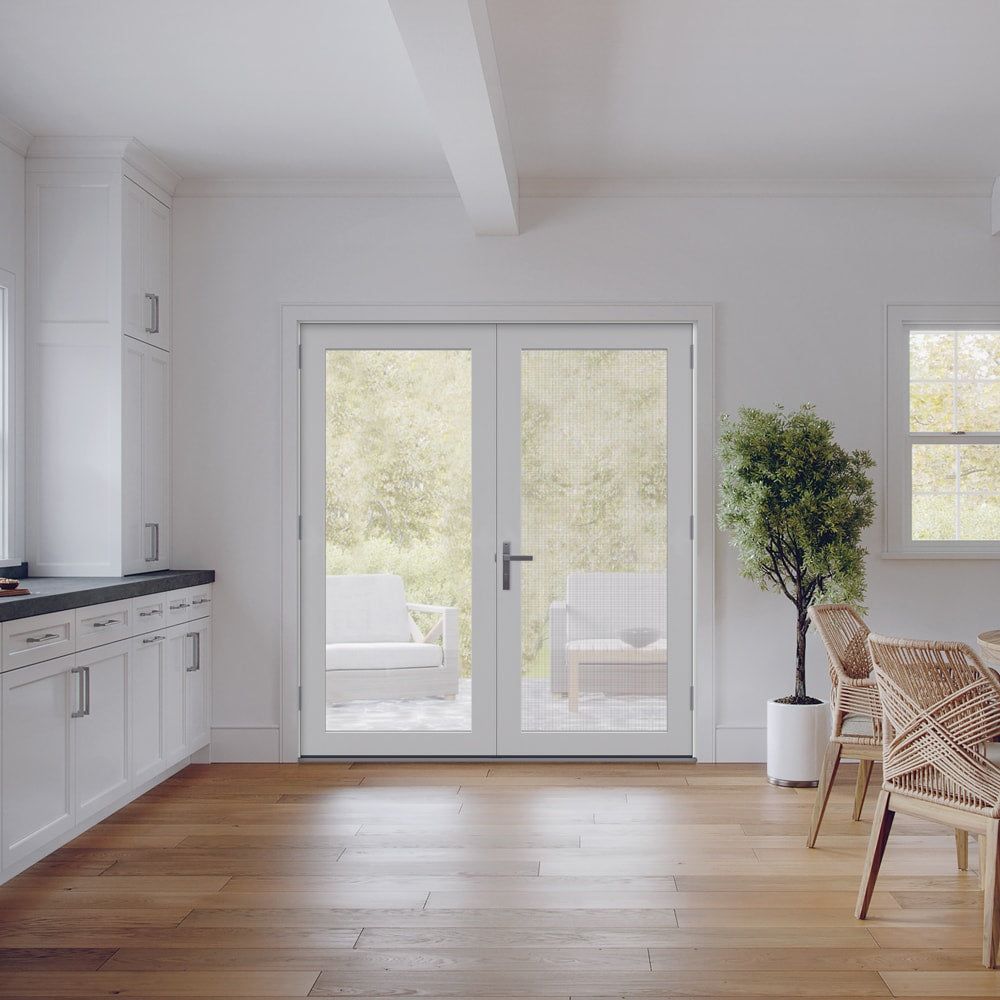 JELD-WEN 72-in x 80-in Fiberglass French, Left-hand inswing – additional view 9