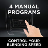 Professional Plus 72 oz. 3-Speed Black Blender with Auto-iQ