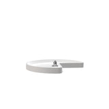 Rev-A-Shelf 24-in White Polymer Kidney Lazy Susan, Bottom-Mount, 1-Tier