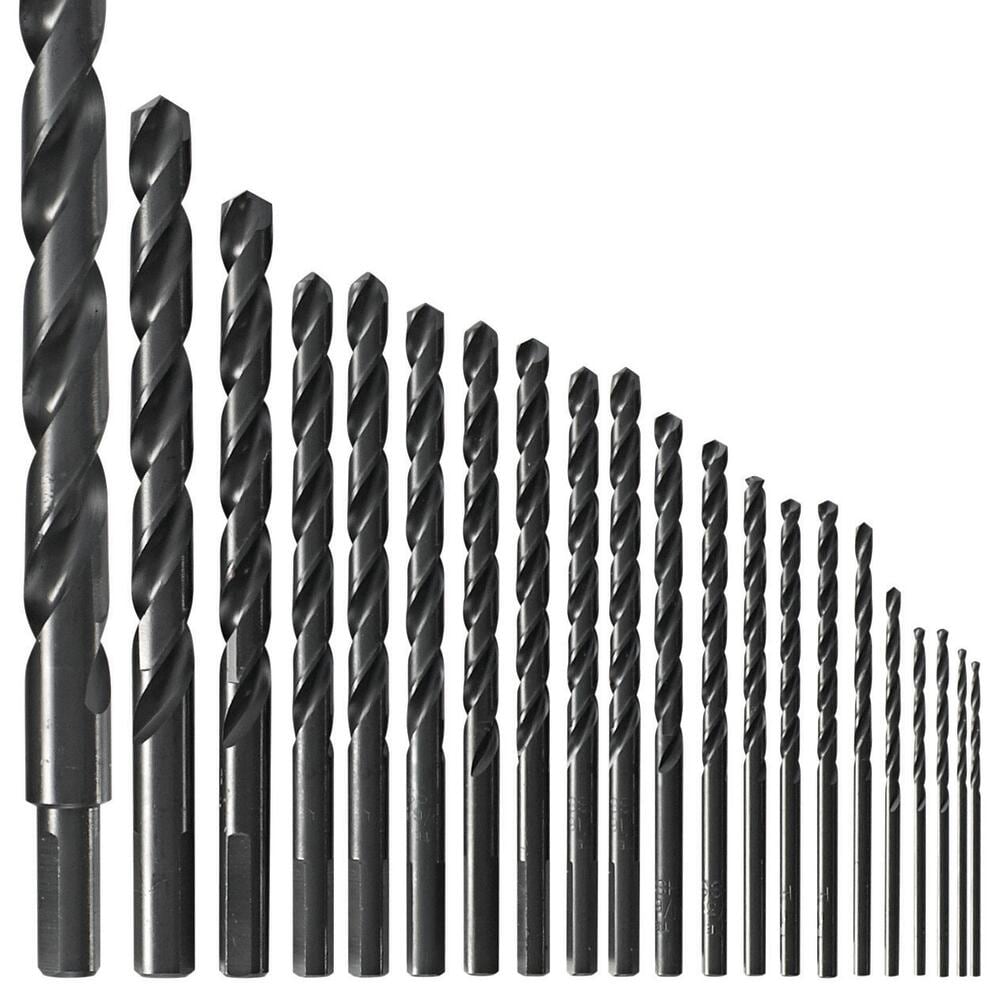 Bosch 21-Piece Assorted Black Oxide Coated HSS Jobber-Length Twist Drill Bit Set