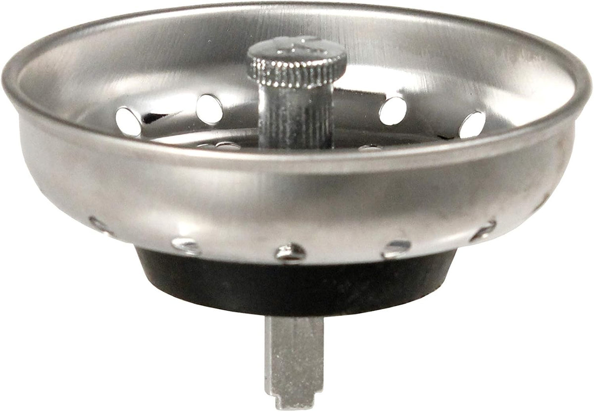 Keeney K22022 3.5-in Stainless Steel Rust-Resistant Sink Strainer Basket with Fixed Post