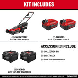 Craftsman V20 CMCMW220P2 20 in. Brushless Cordless Lawn Mower Kit with (2) 20V 5.0Ah Batteries & Charger