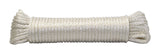 Ace 1/4 in. D x 50 ft. L White Solid Braided Nylon Rope