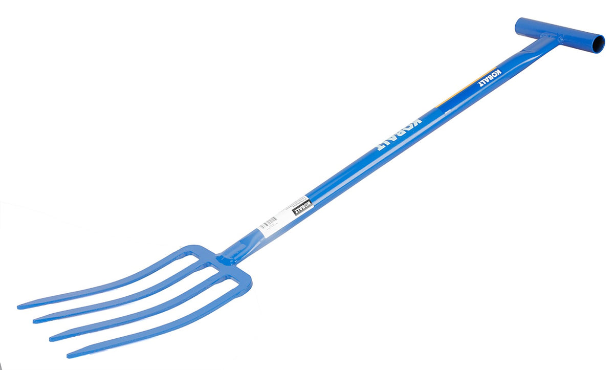 Kobalt Roofing Fork Roof Rake, 41-in All-Steel, 4 Diamond-Point Tines