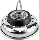 Keeney K5419 3.5-in Stainless Steel Kitchen Sink Basket Strainer, Spring-Style, Includes Lock Mount, Nuts & Washers