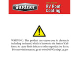 Gardner Silicone RV Leak Sealant, White, 10-oz – Waterproof Roof Sealant