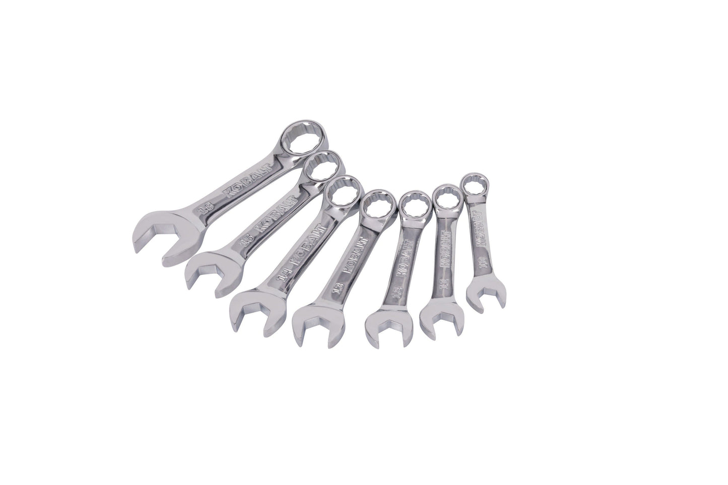 7 -Piece Set 12-point Metric Standard Combination Wrench Includes Hard Case