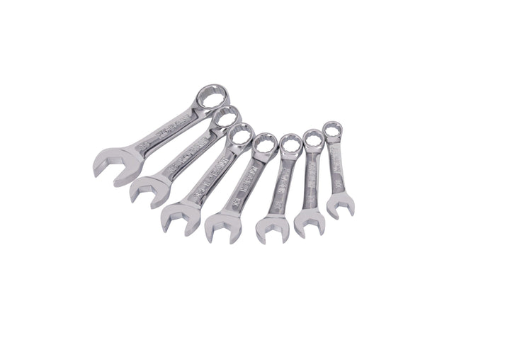 7 -Piece Set 12-point Metric Standard Combination Wrench Includes Hard Case