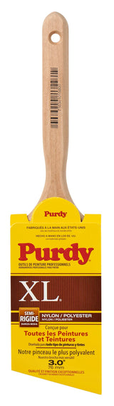 Purdy XL Glide Nylon-Polyester Blend Angle 2-in Paint Brush