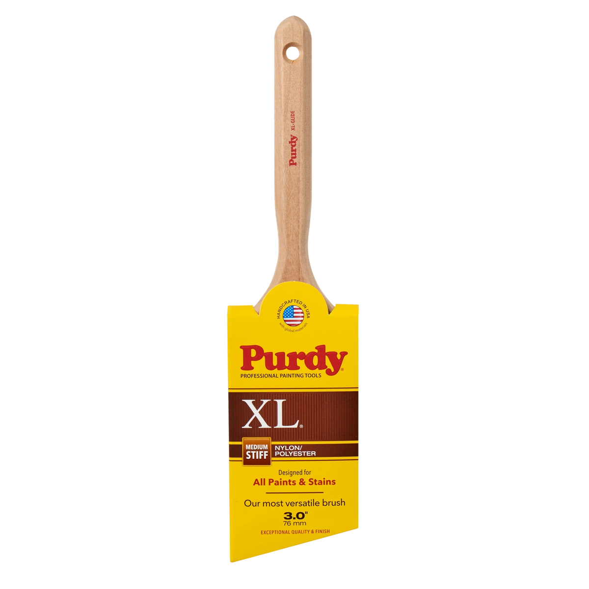 Purdy XL Glide Nylon-Polyester Blend Angle 2-in Paint Brush