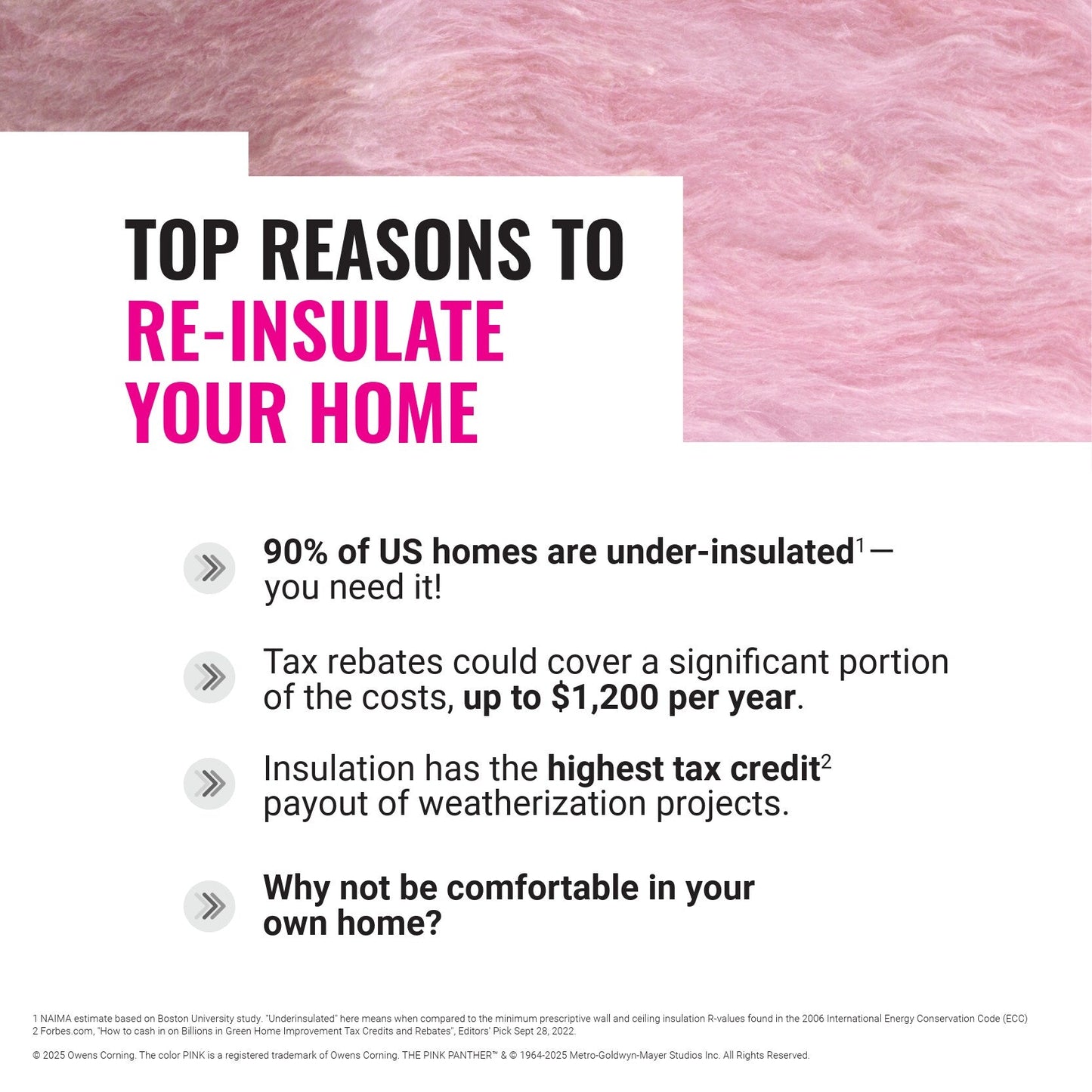 Owens Corning EcoTouch R-19 Kraft Faced Fiberglass Insulation Batt, 15 in W x 93 in L, 77.5 sq ft Coverage
