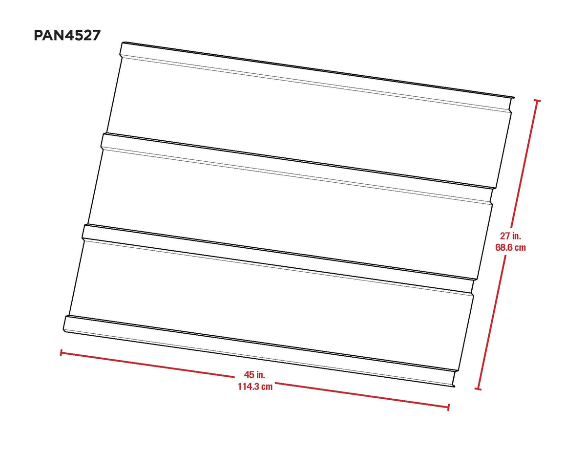 Arrow Steel Panels 2-ft x 4-ft Corrugated Charcoal Galvanized Steel Roof Panel Kit, 8-Pack (45.5 in x 28 in)
