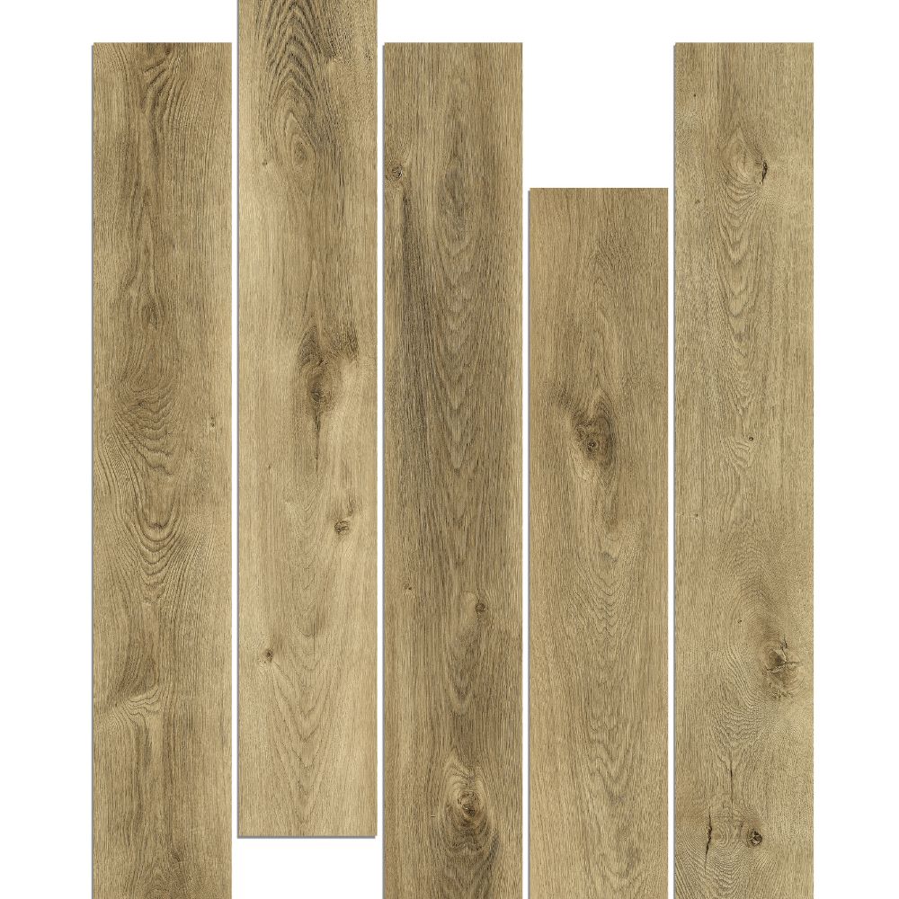 Deco Products HydroStop Miami Waves Vinyl Plank Sample, 7 in x 6 in, 20‑mil Wear Layer