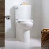 American Standard Cadet 3 White WaterSense Elongated Chair Height Toilet, 12-in Rough-In (ADA Compliant)
