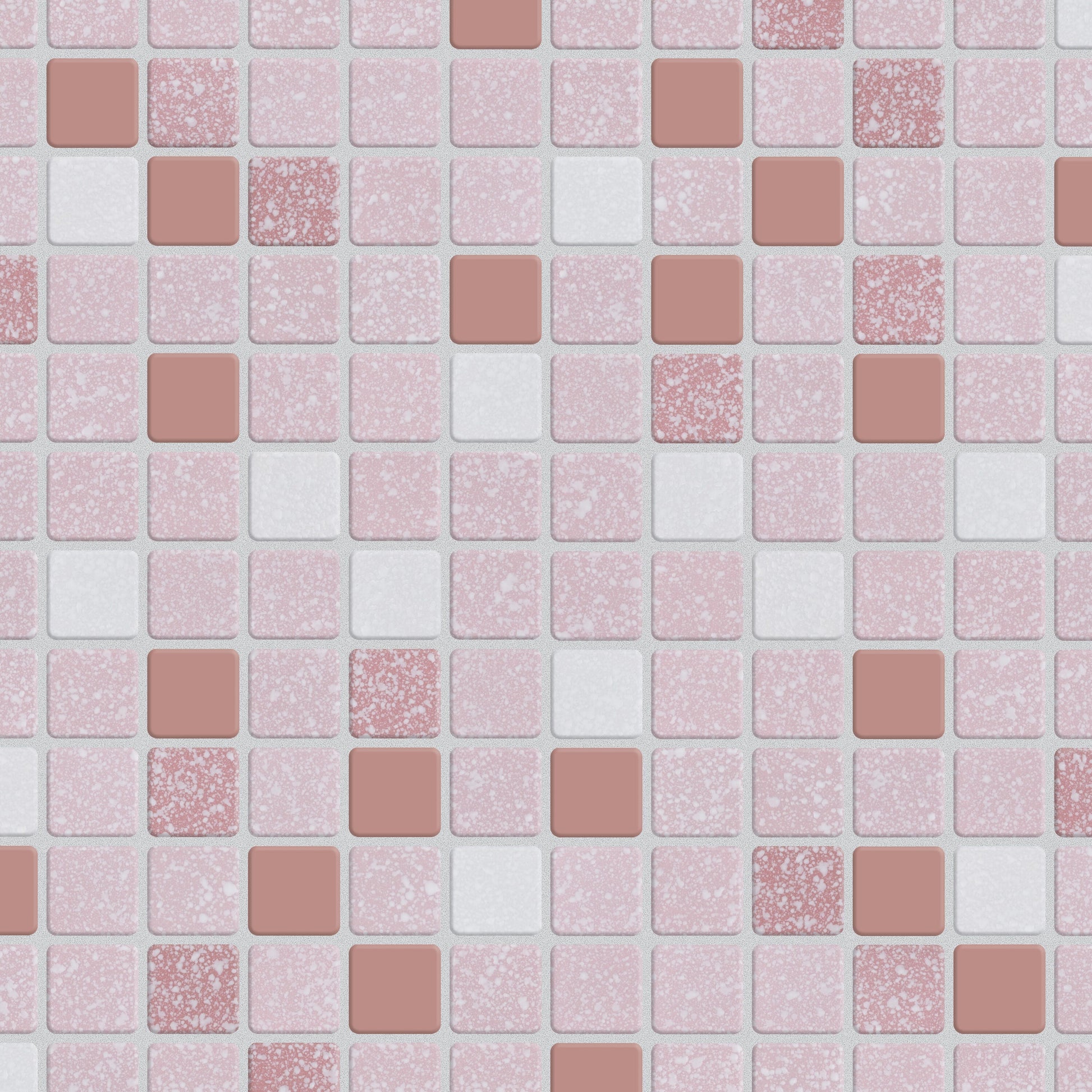 Affinity Tile Crystalline Square Pink 12-in x 12-in Multi-finish Porcelain Mosaic Floor and Wall Tile product image