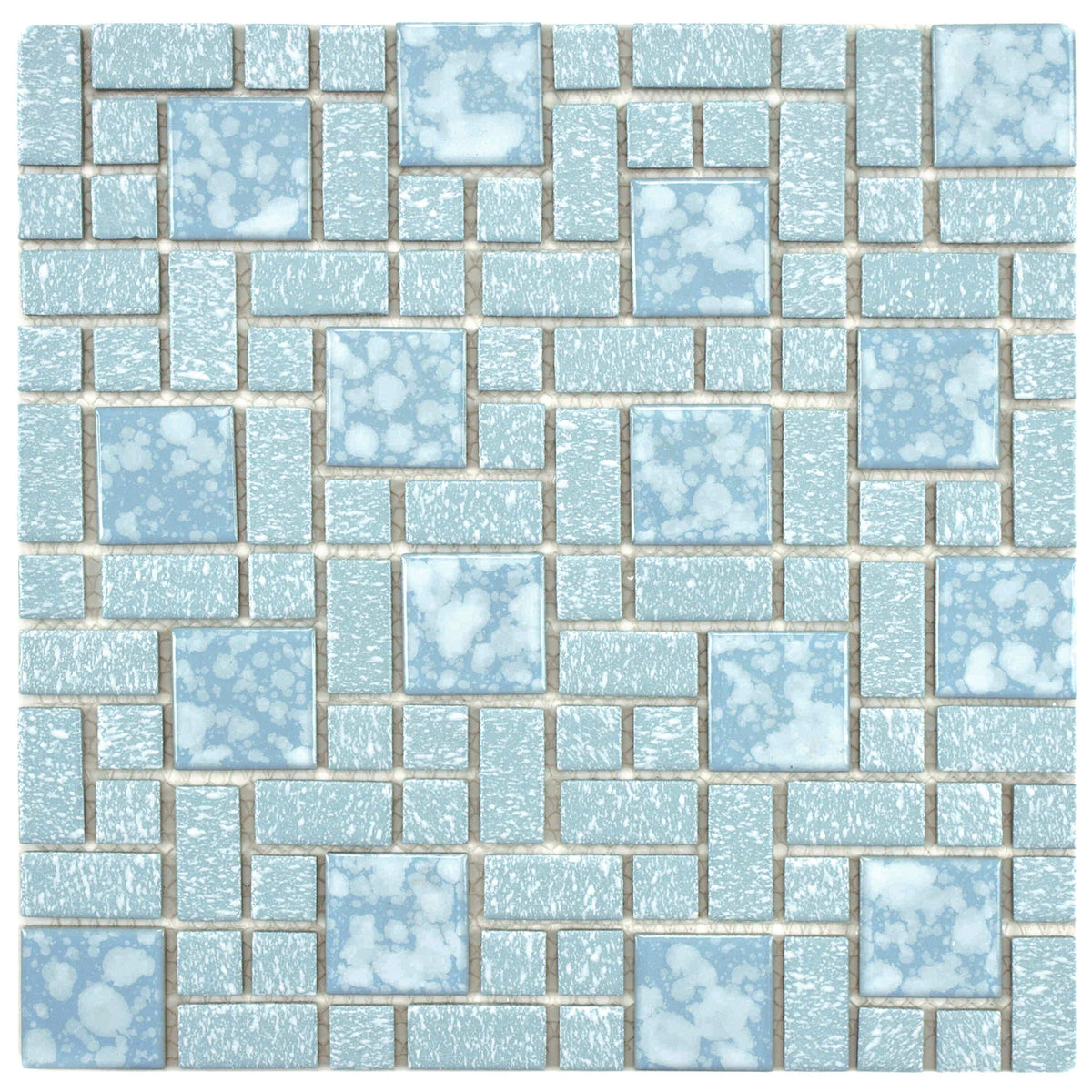 Affinity Tile University Blue 12-in x 12-in Multi-finish Porcelain Mosaic Floor and Wall Tile product image