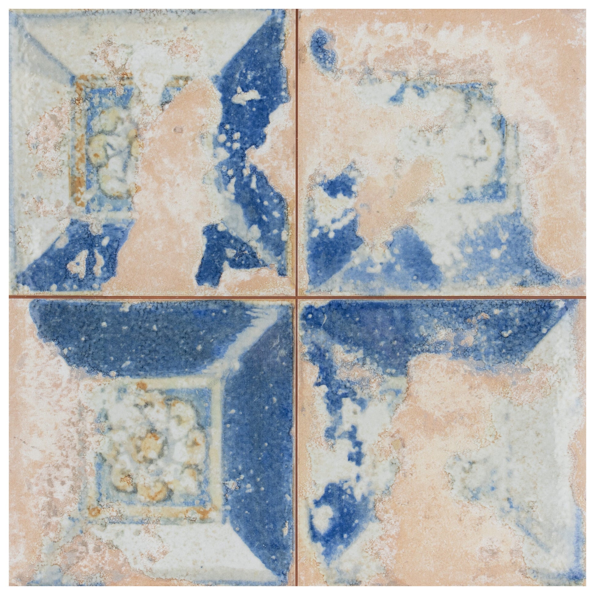 Affinity Tile Kings Luxe Heritage Square 18-in x 18-in Multi-finish Ceramic Floor and Wall Tile product image