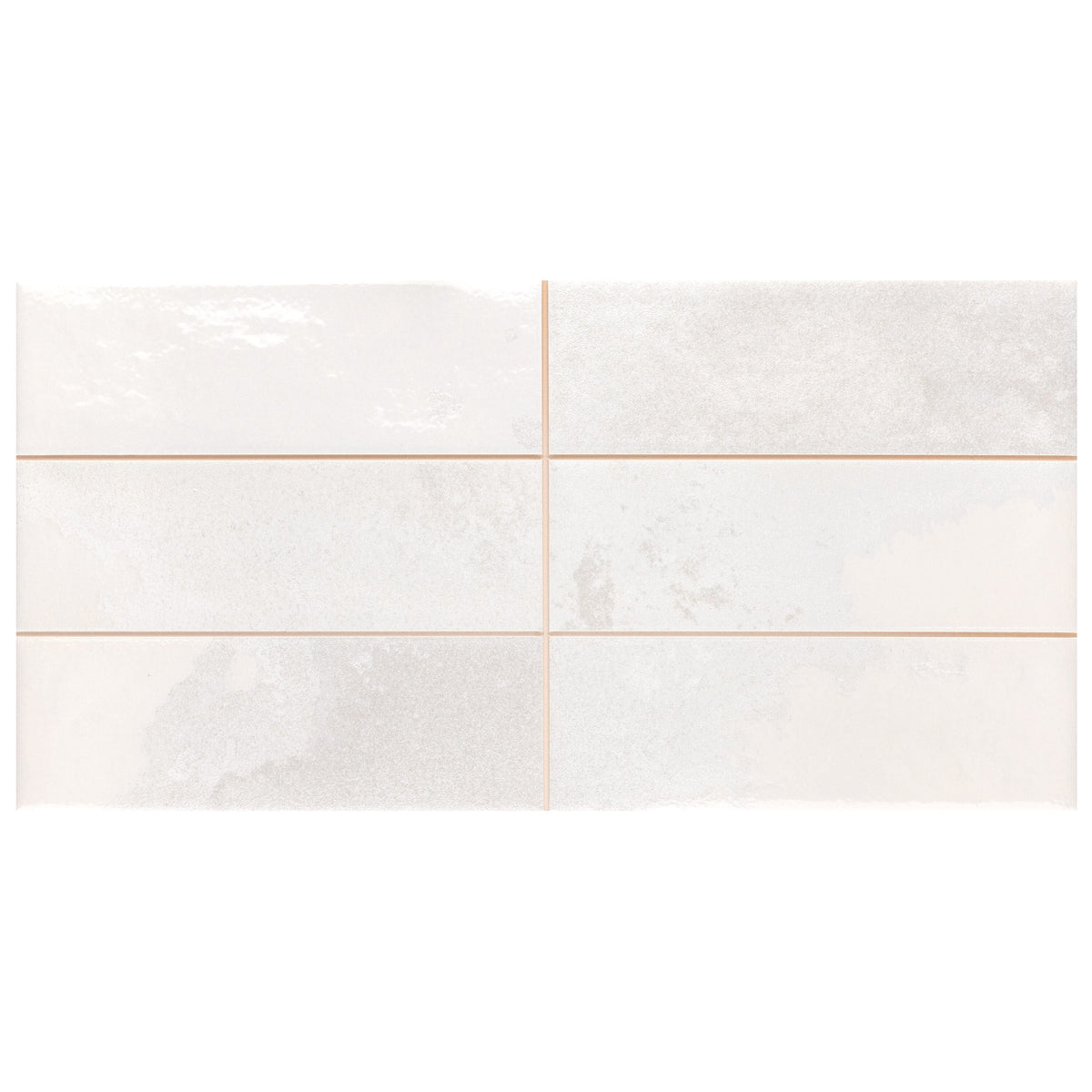 Affinity Tile Kings Luxe Tradition Brick White 8-in x 16-in Multi-finish Ceramic Wall Tile product image