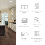 Element Flooring European white oak Tonic hardwood flooring — color and finish detail