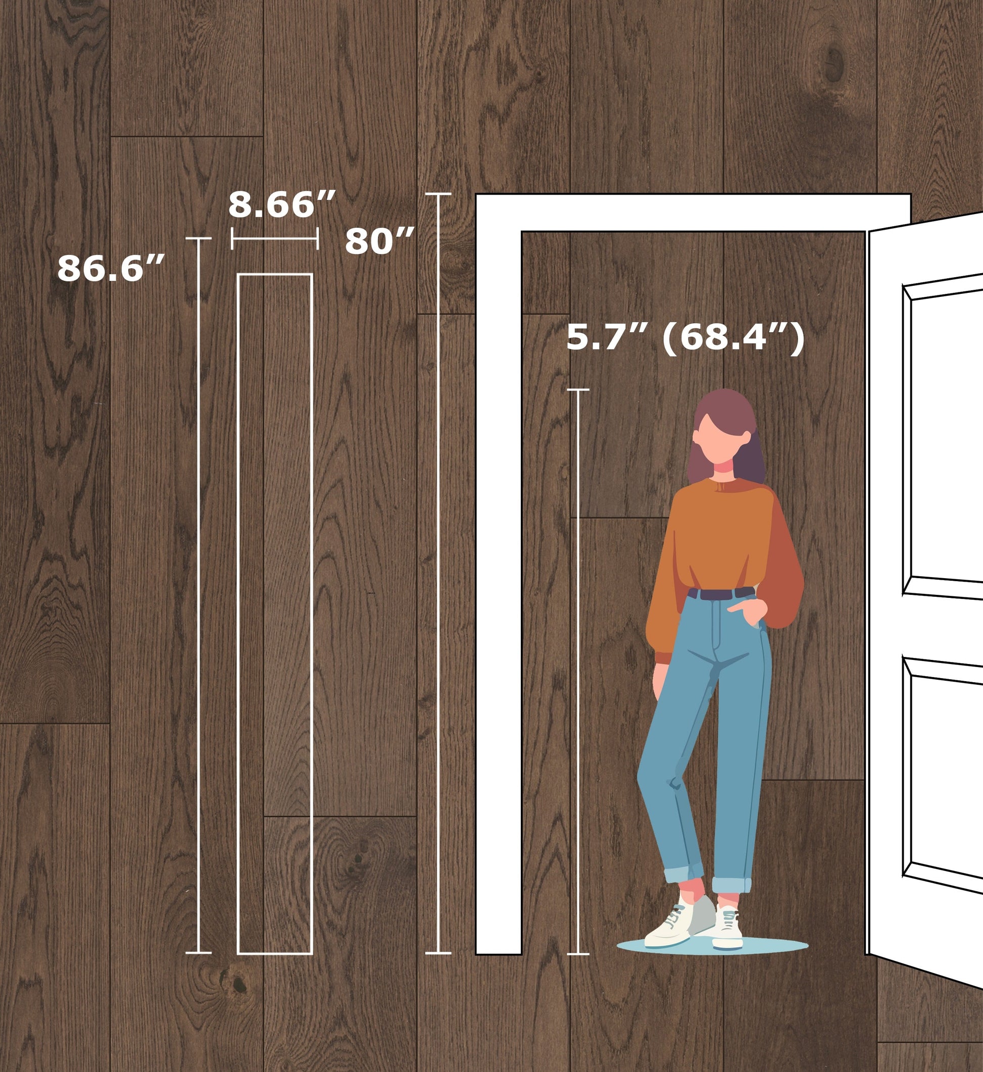 Element Flooring European white oak Tonic hardwood flooring — alternate angle