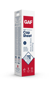 GAF Liberty Cap Sheet, Self‑Adhering Roll Roofing, 3.28-ft W x 34-ft L, 100-sq ft Coverage, Tan