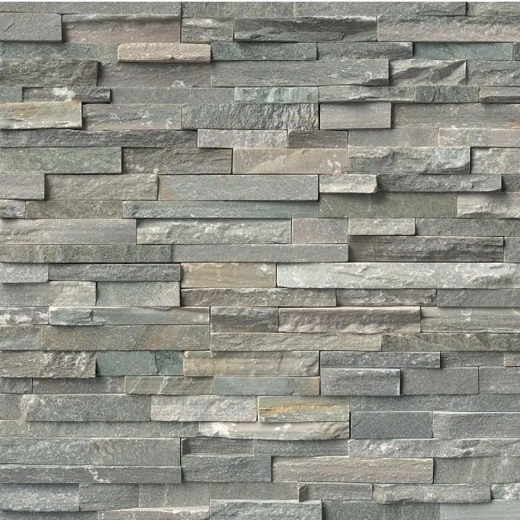 Sierra Blue Ledger Panel 6 in. x 24 in. Natural Quartzite Wall Tile (4 sq. ft./case)