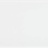 Elida Ceramica 3x12 Super White Glossy Glass Subway Wall Tile, 3-in x 12-in