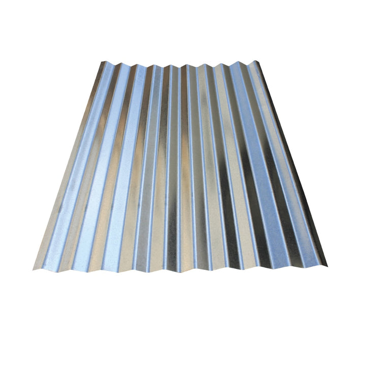 Metal Sales Panel 2.5-ft x 3-ft Corrugated Gray Steel Roof Panel, 32-Gauge