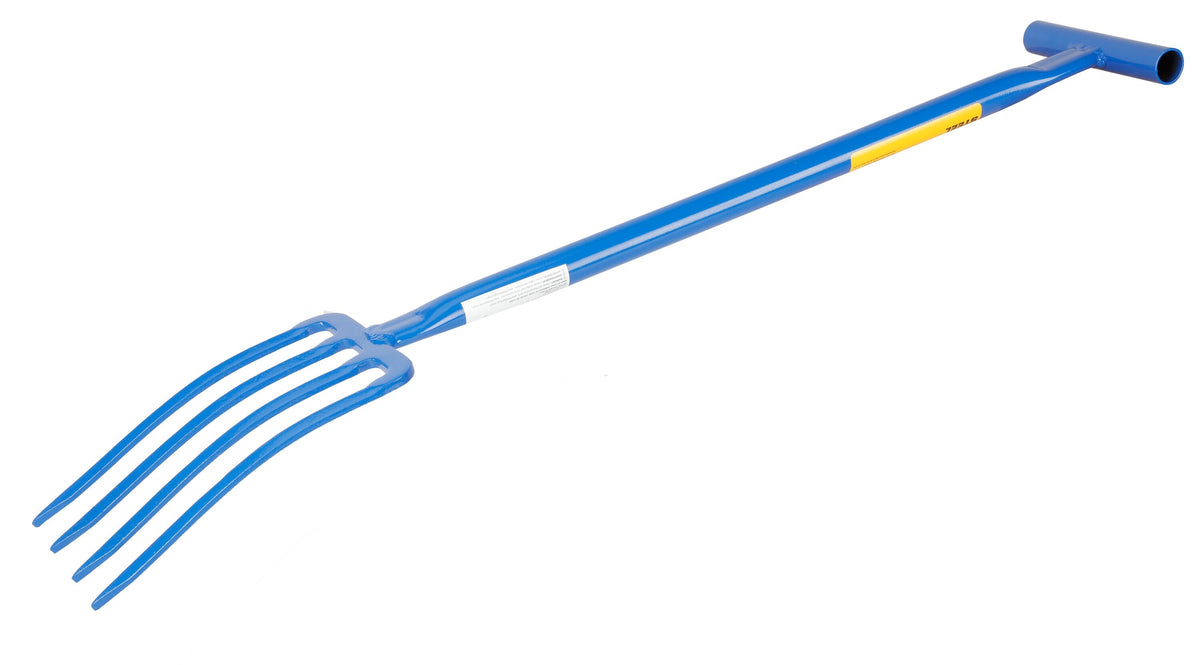 Kobalt Roofing Fork Roof Rake, 41-in All-Steel, 4 Diamond-Point Tines
