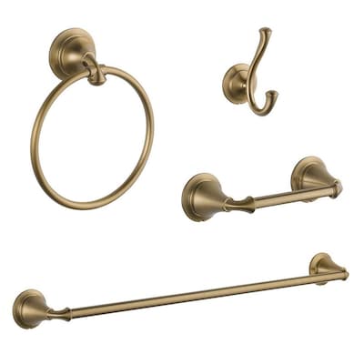 DELTA 4-Piece Linden Decorative Bathroom Hardware Set