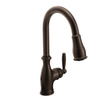 Moen Brantford MotionSense Wave Single-Handle Pull-Down Touchless Kitchen Faucet with Reflex, Oil Rubbed Bronze