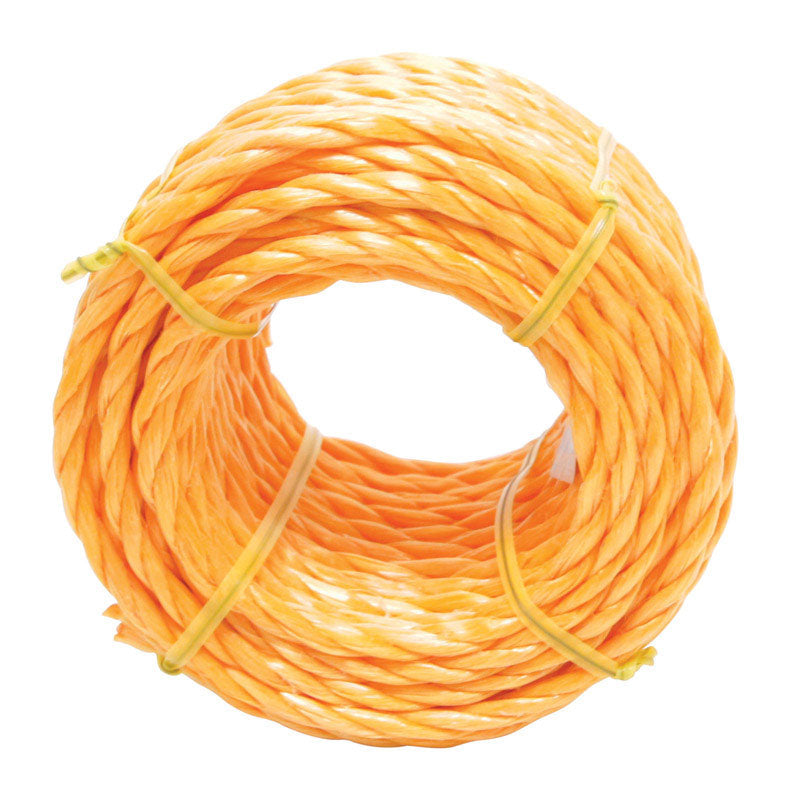 Ace 1/4 in. Diameter x 50 ft. Yellow Twisted Polypropylene Rope