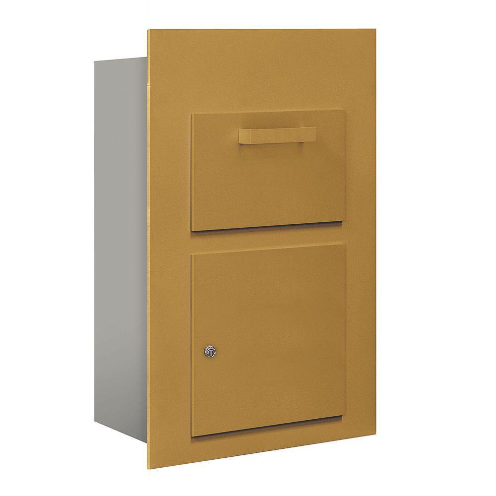 3600 Series Collection Unit Aluminum USPS Front Loading for 5 Door High 4B Plus Mailbox Units - Super Arbor