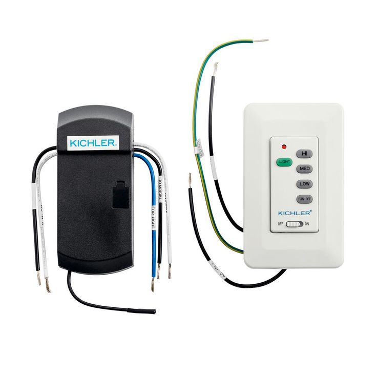 Independence 3-Speed Fan Switch Control with Remote Control, White