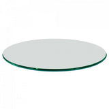 48 in. Clear Round Glass Table Top, 3/4 in. Thickness Tempered Ogee Edge Polished - Super Arbor