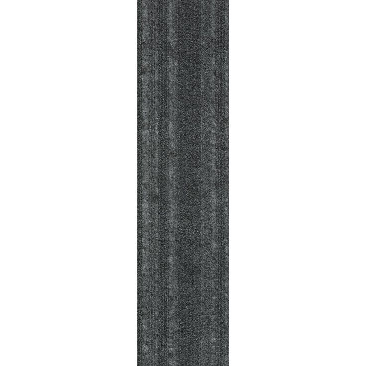 Foss Peel and Stick Sky Grey Barcode Planks 9 in. x 36 in. Commercial/Residential Carpet (16-tile / case)