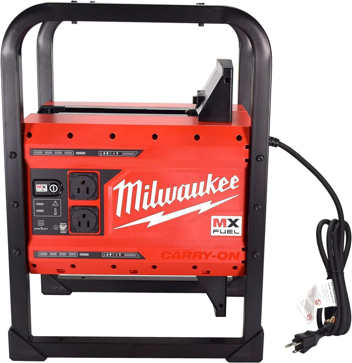 Milwaukee MX FUEL 3600-Watt/1800-Watt Push-Start Portable Battery Generator, Kit with 3 XC Batteries + 1 Compact Battery
