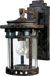 Maxim Lighting Santa Barbara DC 12.5-in H Sienna Hardwired Incandescent Outdoor Wall Lantern