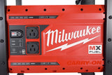 Milwaukee MX FUEL 3600-Watt/1800-Watt Lithium-Ion Battery Powered Push-Start Portable Power Station Generator, MXF002-2XC