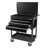 30 in. 4-Drawer Roller Cabinet Tool Chest in Black - Super Arbor