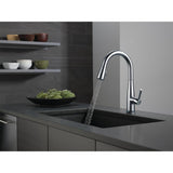 Essa Touch2O Technology Single-Handle Pull-Down Sprayer Kitchen Faucet with MagnaTite Docking in Arctic Stainless - Super Arbor