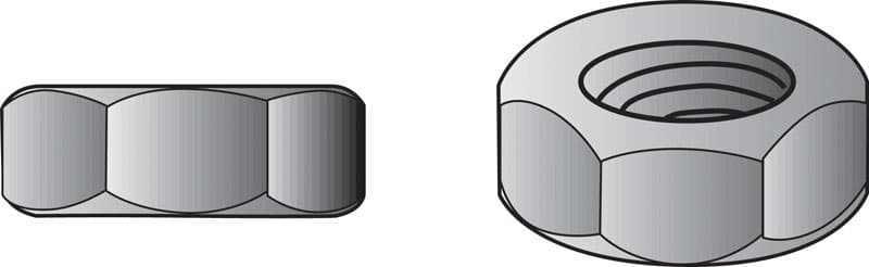 Hillman 10-32 in. Zinc-Plated Steel SAE Hex Machine Screw Nut, 100-Pack