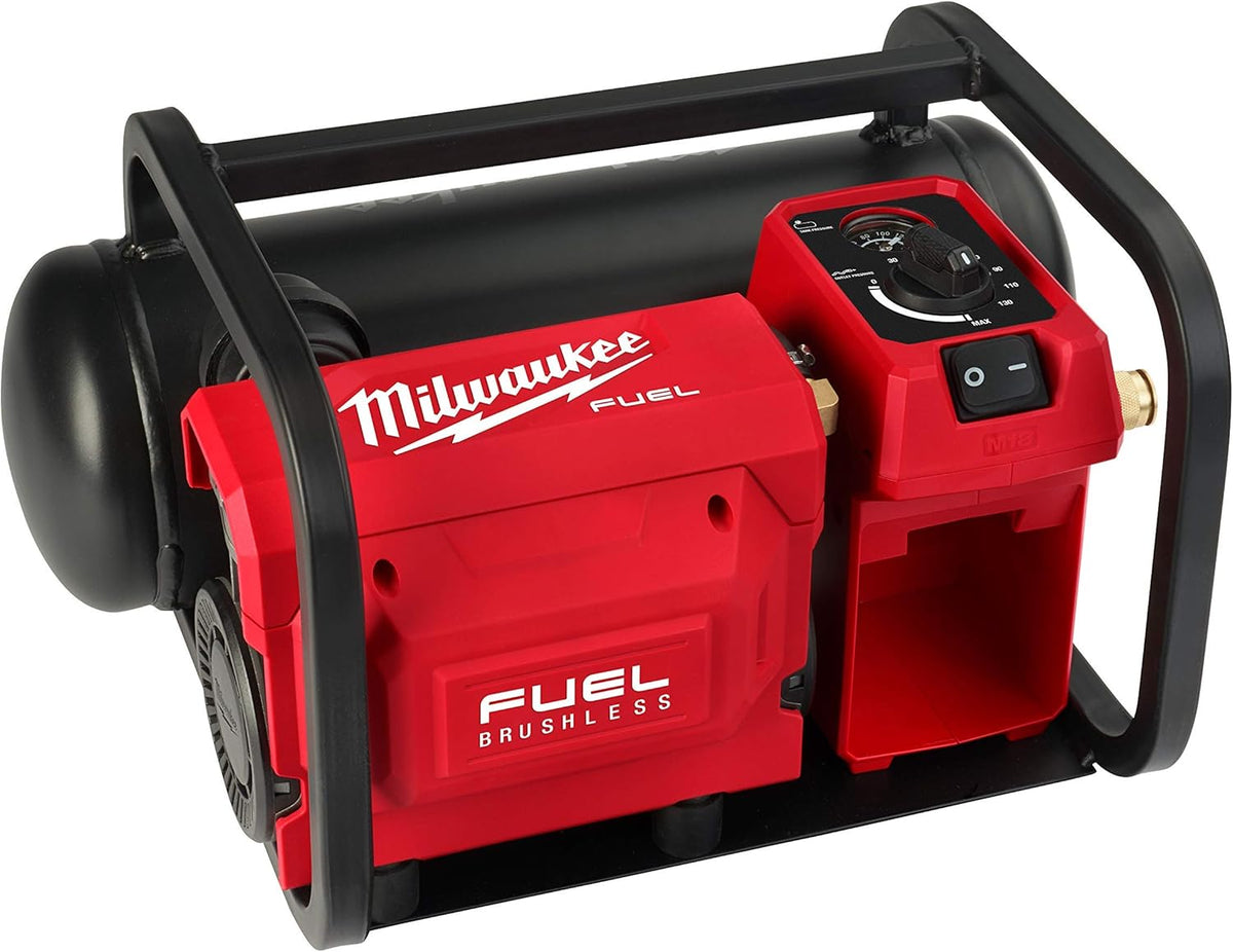 Milwaukee M18 FUEL 18V Brushless Cordless 2-Gallon Compact Quiet Air Compressor, Tool Only (Model 2840-20-2840-20)