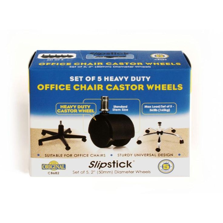 2 in. Office Chair Caster Wheel (Set of 5)